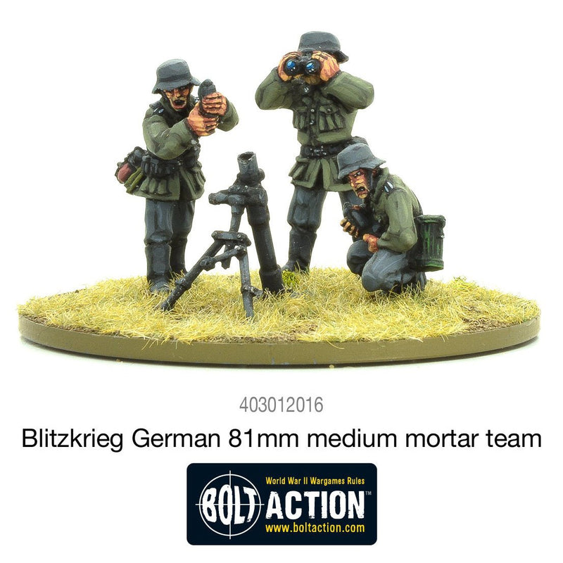 Blitzkrieg German 81Mm Medium Mortar Team (1939-42) ( 403012016 )