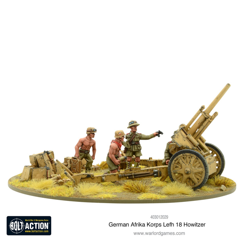 Bolt Action Afrika Korps Lefh 18 10.5cm Medium Artillery ( 403012029 )