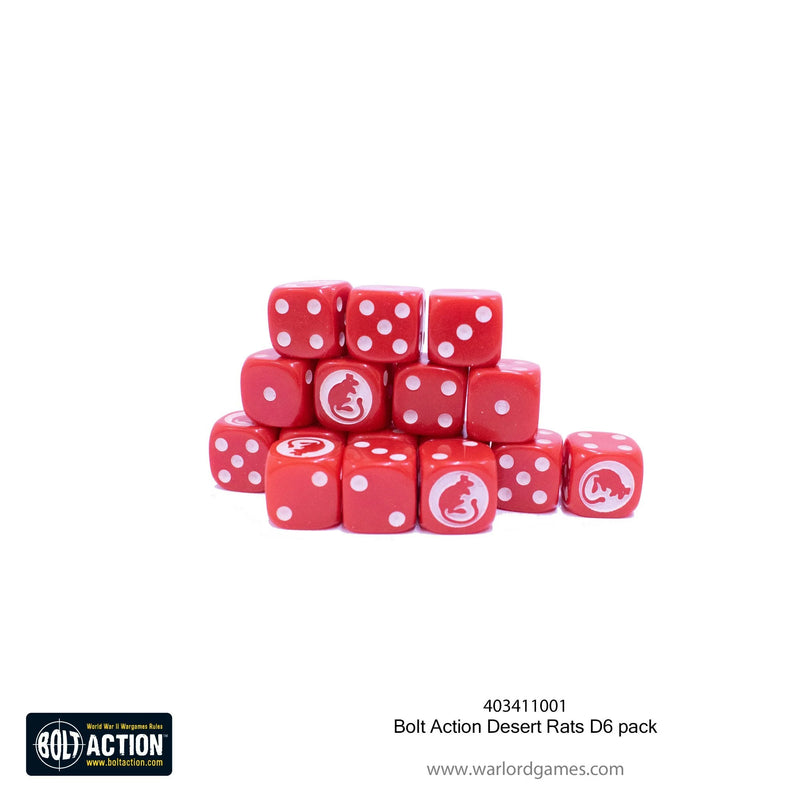 Bolt Action Desert Rats D6 Pack ( 403411001 )