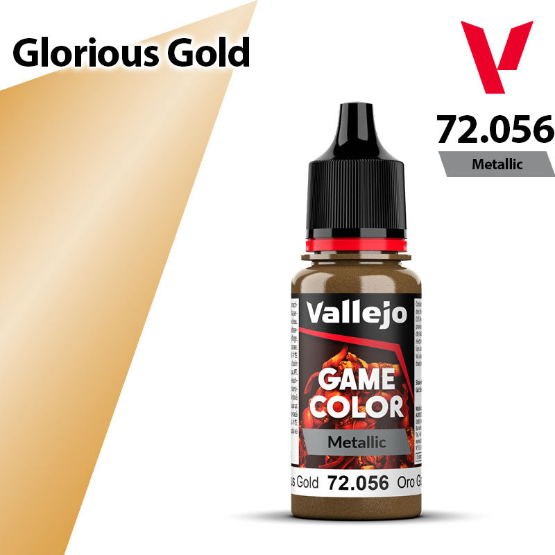 Vallejo Game Color - Metallic Glorious Gold - Val72056 (125)