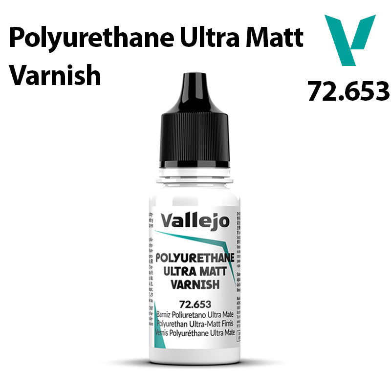 Vallejo Auxiliary - Ultra-Matt Polyurethane Varnish - Val72653 (136)