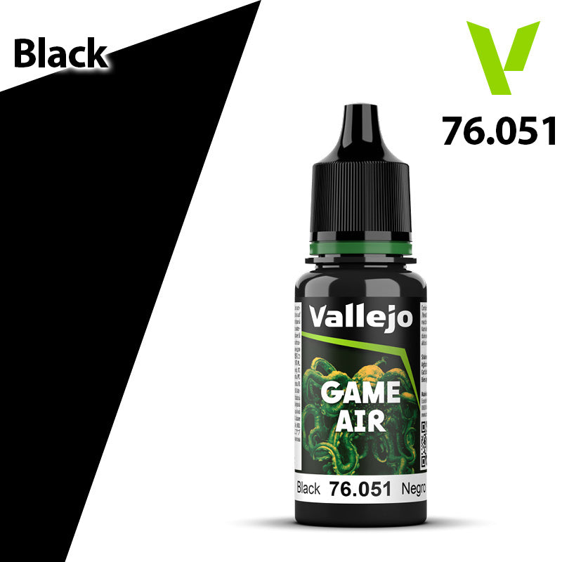 Vallejo Game Air - Black - Val76051 (51)