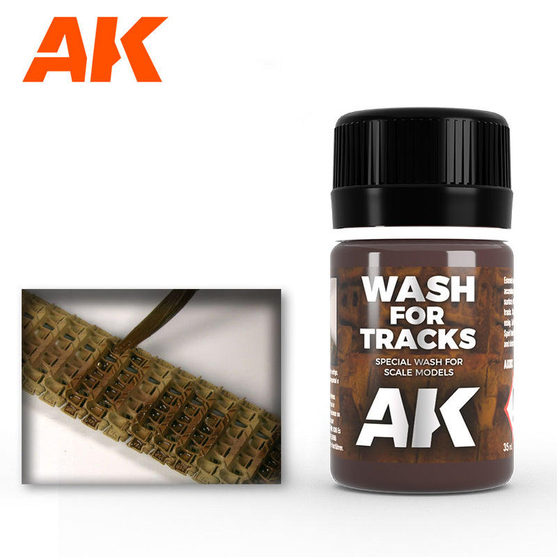 AK Enamel Wash: Wash for Tracks (AK083)