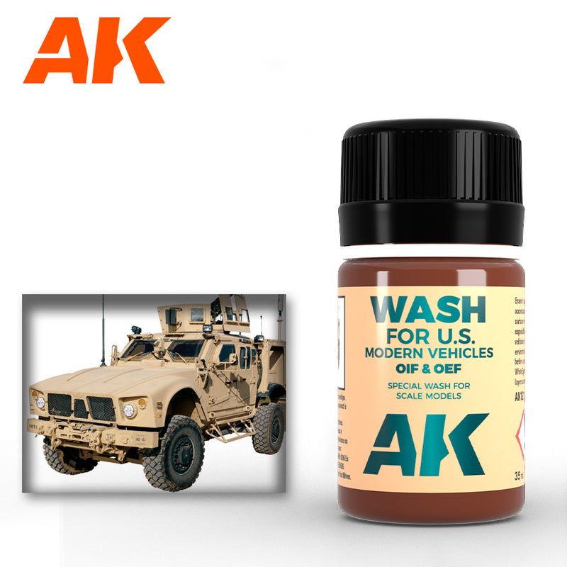 AK Enamel Wash - OIf & OEF US Vehicles (AK121)