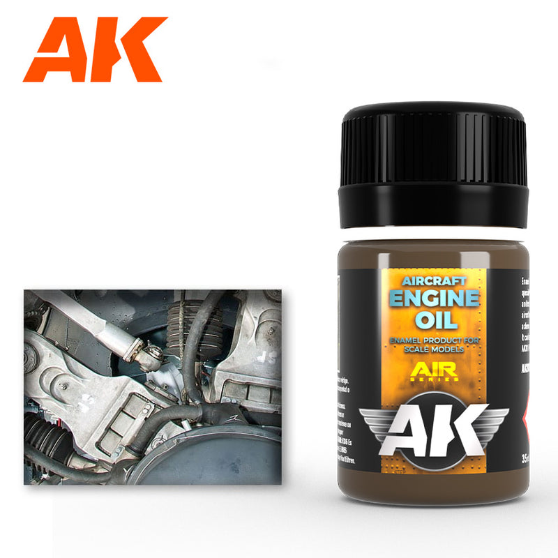 AK Enamel Effects: Aircraft Engine Oil (AK2019)