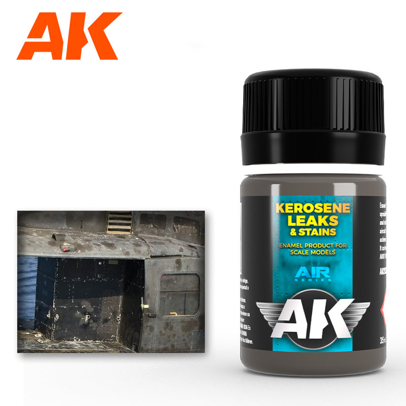 Ak Enamel Effects: Kerosene Leaks and Stains (AK2039)