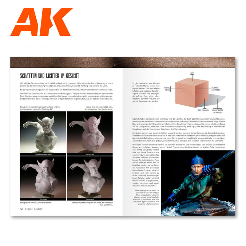 AK Interactive - Learning Series - Flesh & Skin