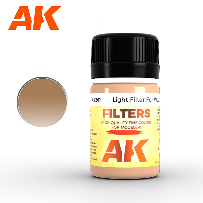 AK Enamel Filters: Ochre for Sand & Light Wood (AK261)