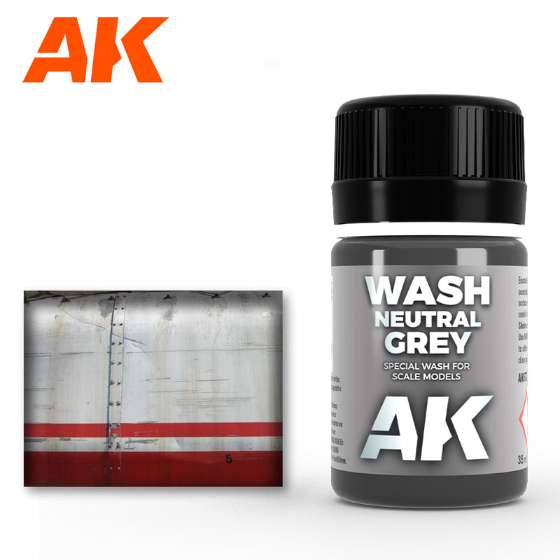 AK Enamel Wash - Neutral Grey (AK677)