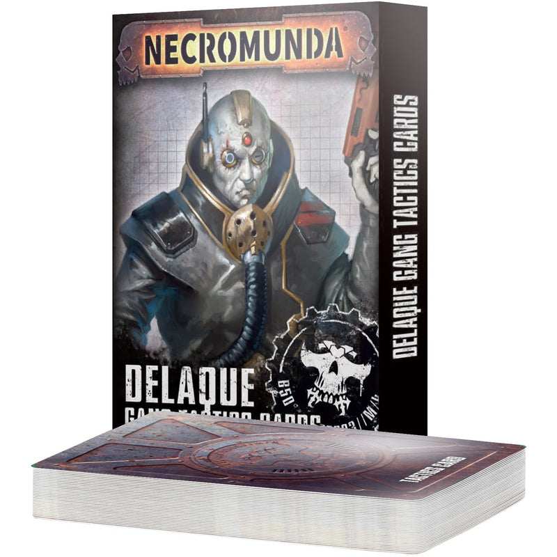 Necromunda Cards - Delaque Gang Tactics Cards ( 300-28 )