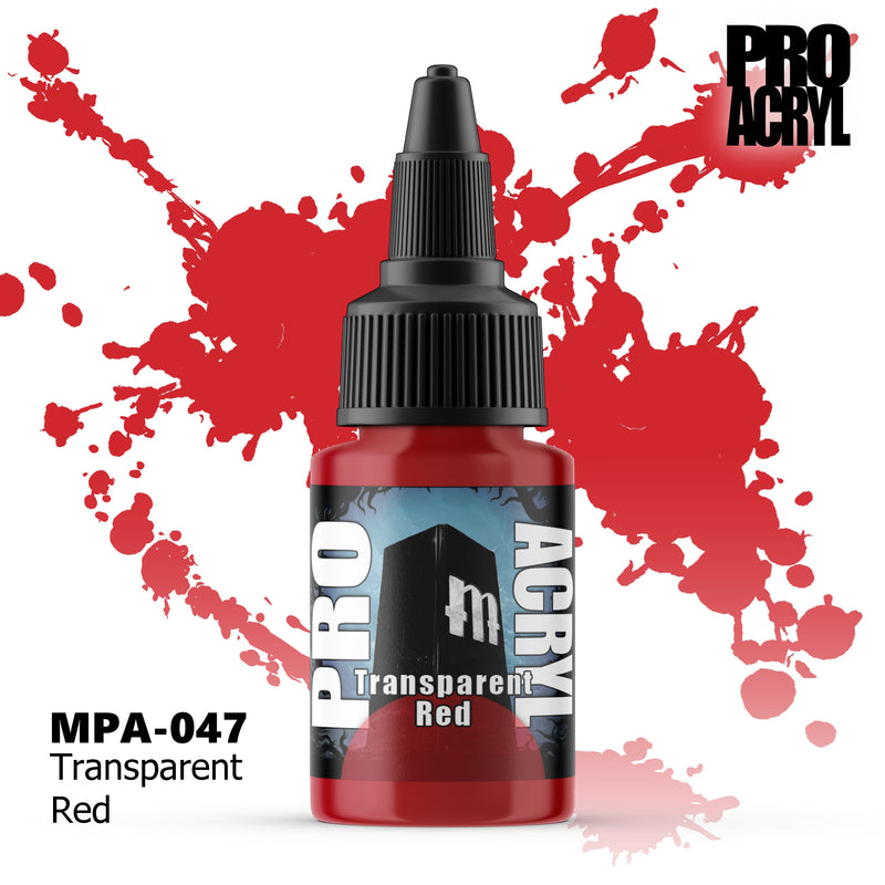 Pro Acryl - Transparent Red (MPA-047)
