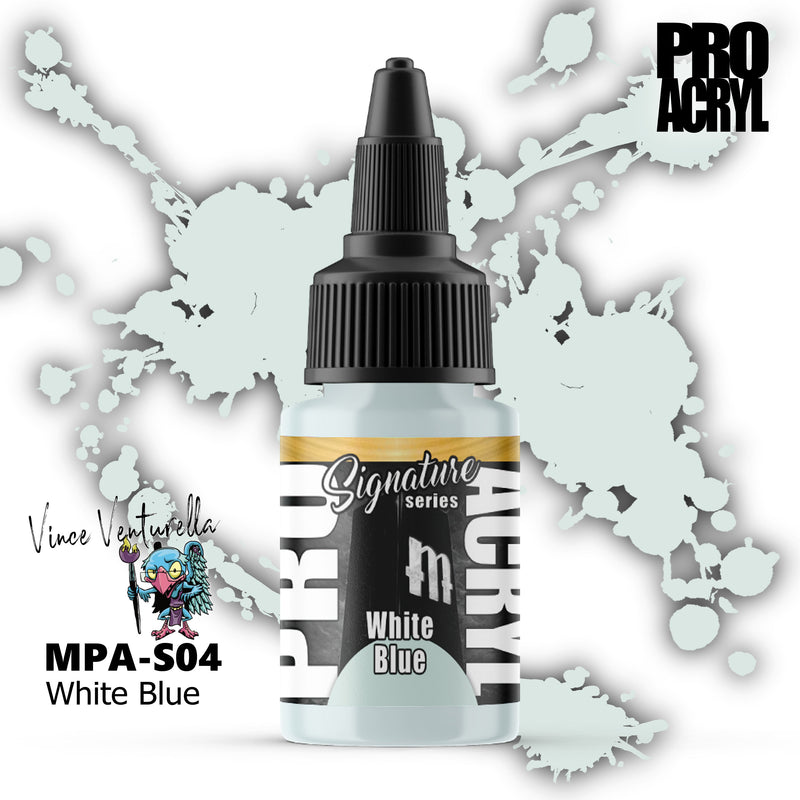 Pro Acryl Signature Series - White Blue (MPA-S04)