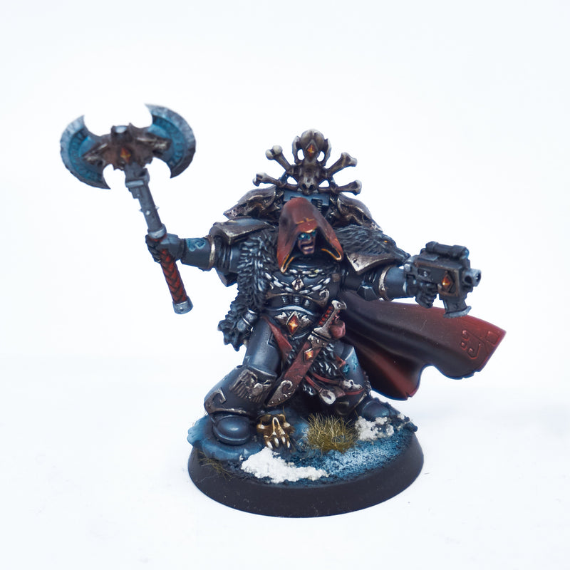 Space Wolves - Wolf Lord Krom (01787) - Used