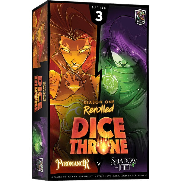 Dice Throne Season One: Pyromancer VS Shadow Thief