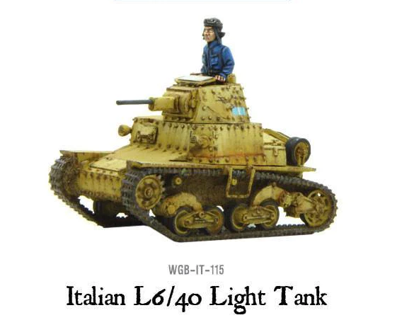 Italian L6/40 Light Tank (WGB-IT-115)