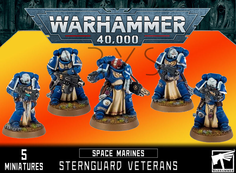 Space Marines Sternguard Veterans (Leviathan) ( LEV-13 ) - Used
