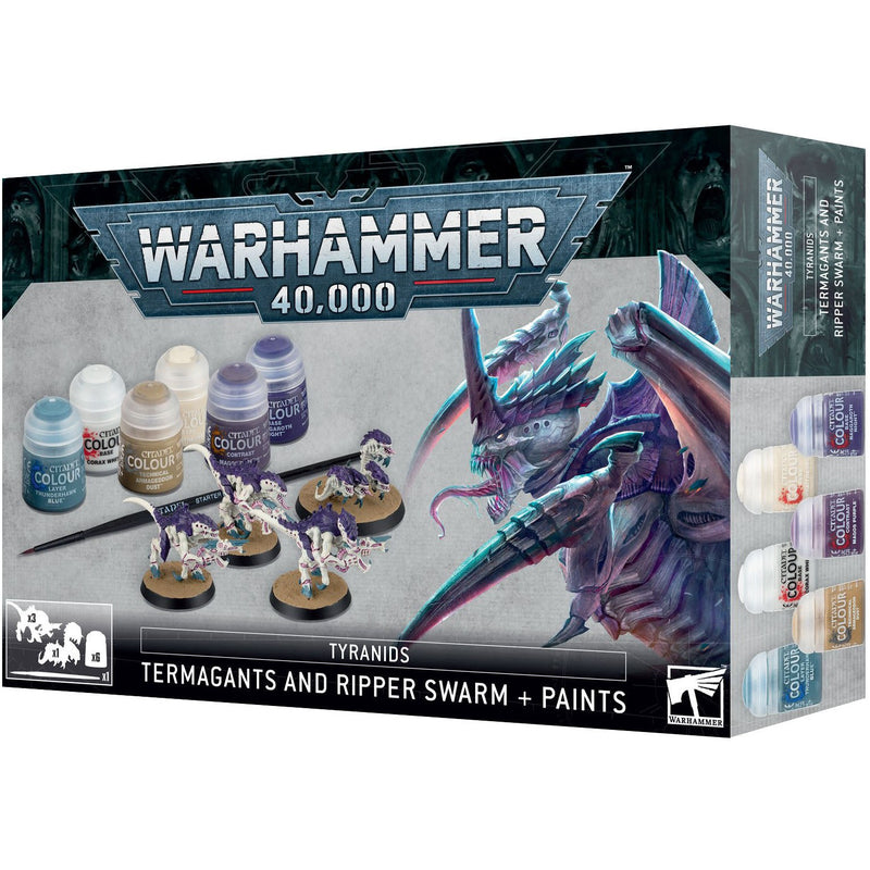 Tyranids Termagaunts and Ripper Swarm + Paints Set ( 60-13 )