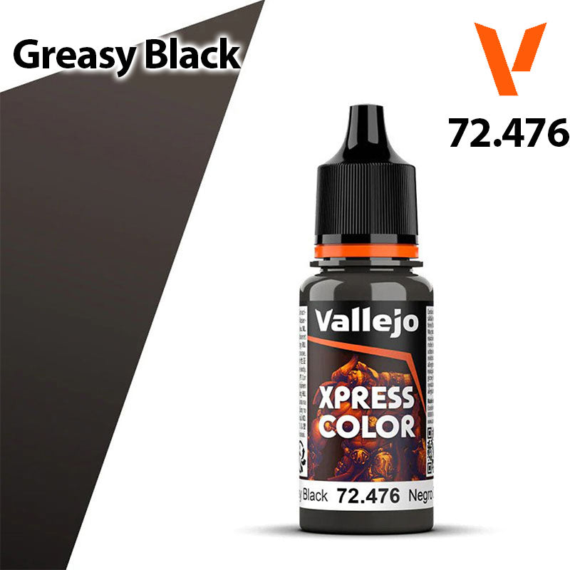 Vallejo Xpress Color - Greasy Black - Val72476