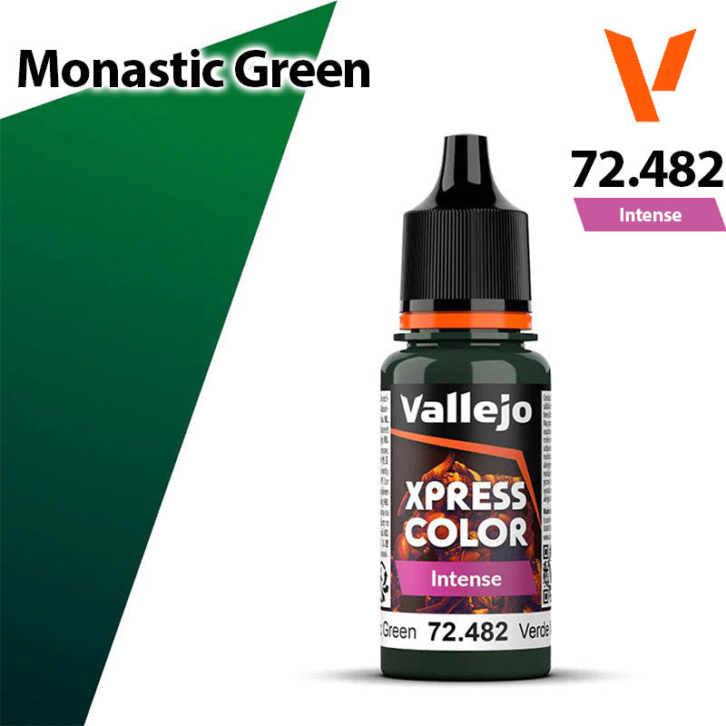 Vallejo Xpress Color - Intense Monastic Green - Val72482