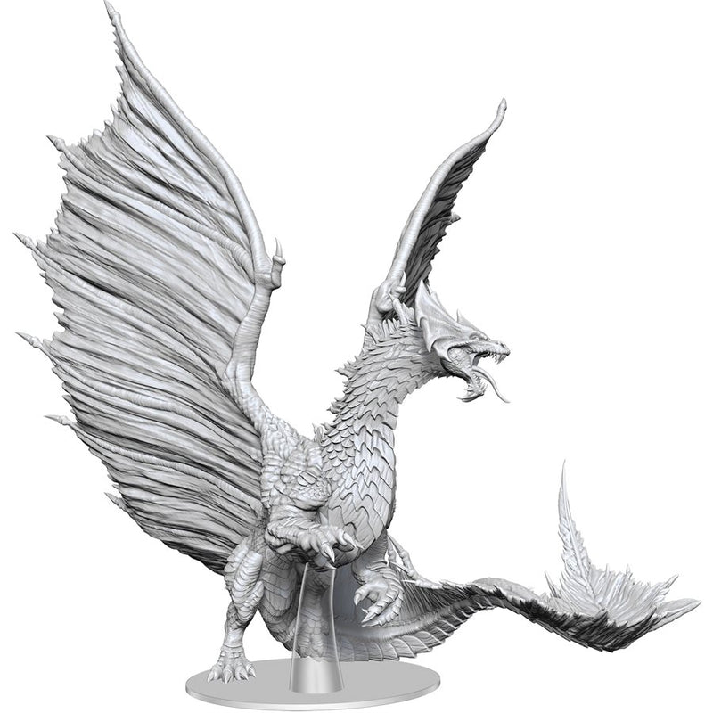 D&D Icons of the Realms: Unpainted Adult Brass Dragon
