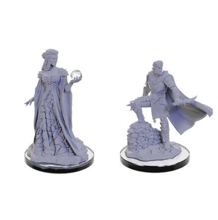 Critical Role Unpainted Minis: Xhorhasian Mage & Xhorhasian Prowler (90665)