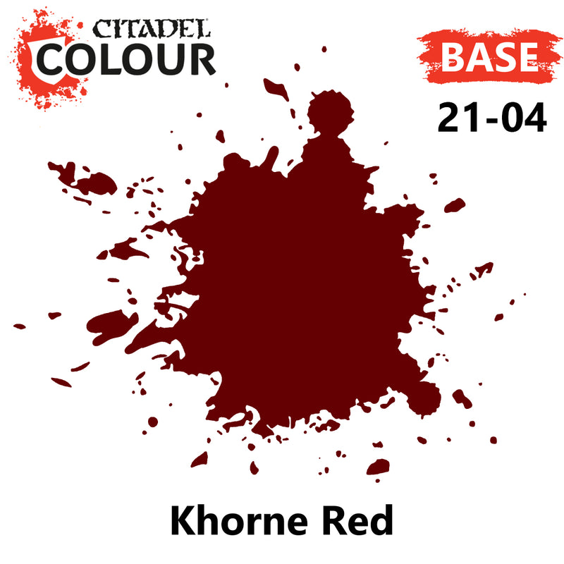 Citadel Base - Khorne Red ( 21-04 )