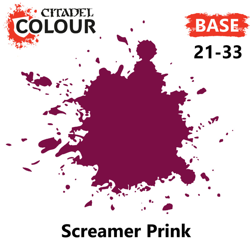 Citadel Base - Screamer Pink ( 21-33 )