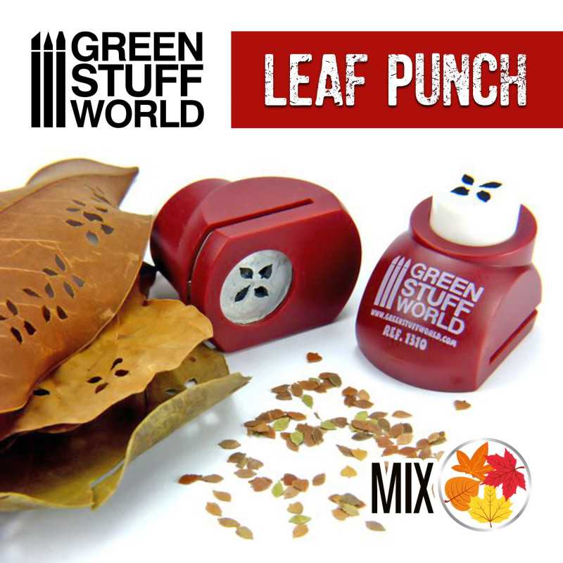 GSW Miniature Leaf Punch Red
