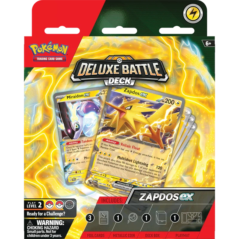Pokemon Deluxe Battle Deck: Zapdos EX