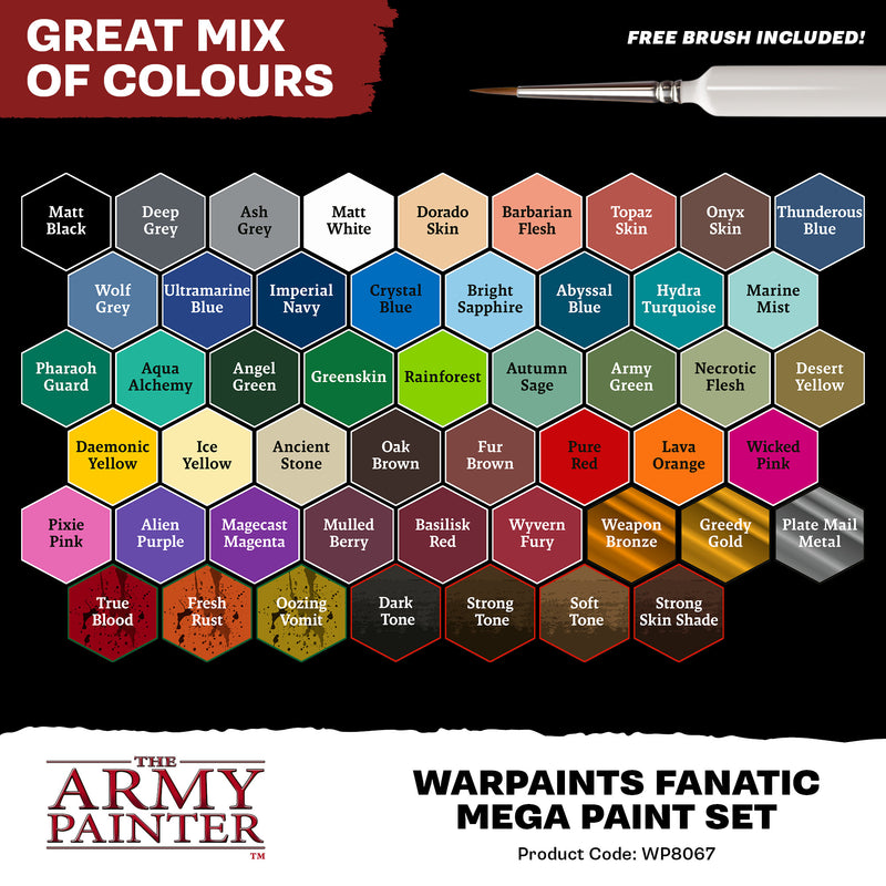 Warpaints Fanatic - Mega Paint Set (50 Colours)