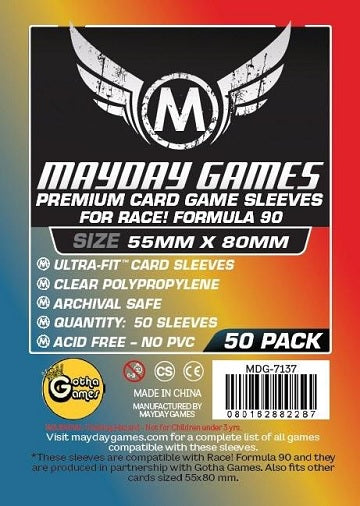 Mayday Games Premium Race! Formula 90 55mm x 80m 50 ct