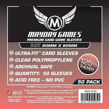 Mayday Games Premium Medium Square 80mm x 80mm 50 ct