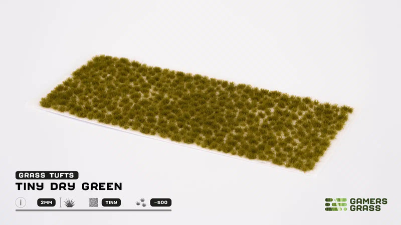 Gamers Grass Tuft - Tiny Dry Green (GGTT-DG)
