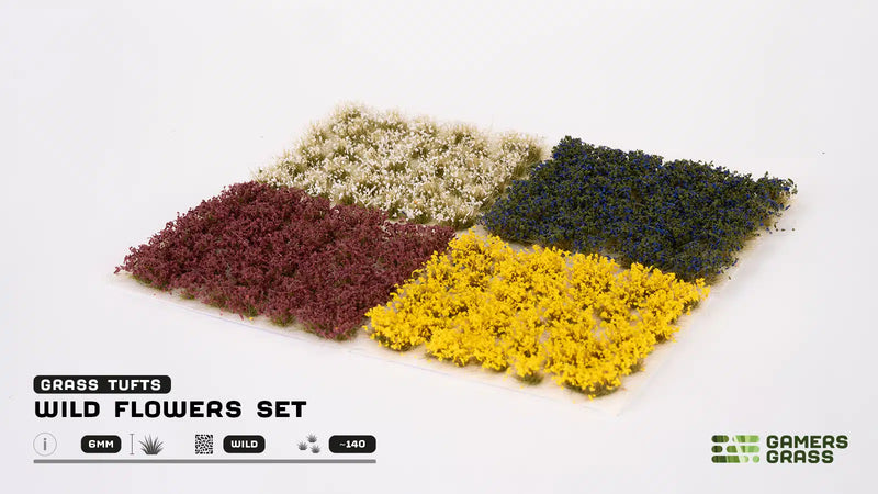 Gamers Grass Tuft - Wild Flowers Set (GGSET-FW)