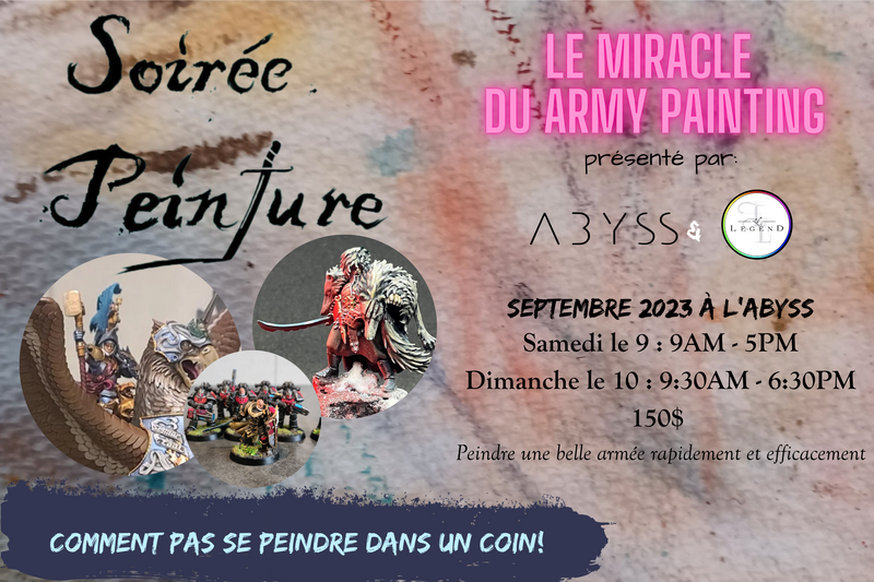 Le Miracle du Army Painting