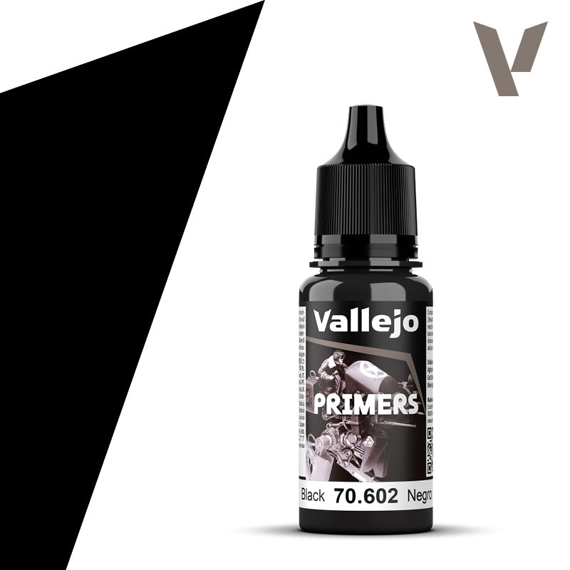 Vallejo Surface Primer - Black 18ml - Val70602 (58)