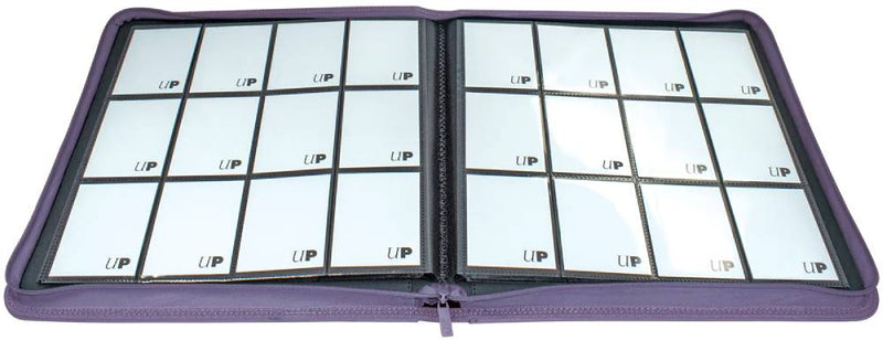Ultra Pro Binder Pro Vivid 12-pocket Zippered - Purple