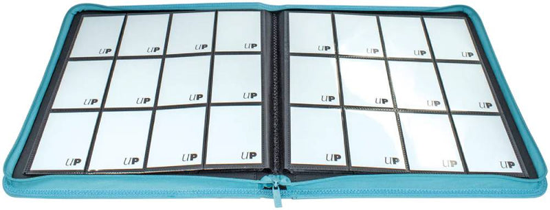 Ultra Pro Binder Pro Vivid 12-pocket Zippered - Light Blue