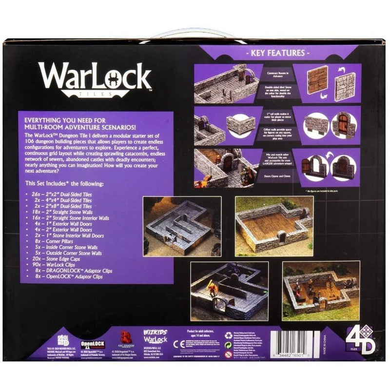 4D Warlock Tiles - Warlock Tile Clips ( 16501 )