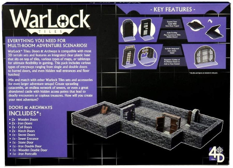 4D Warlock Tiles - Doors & Archways ( 16503 )