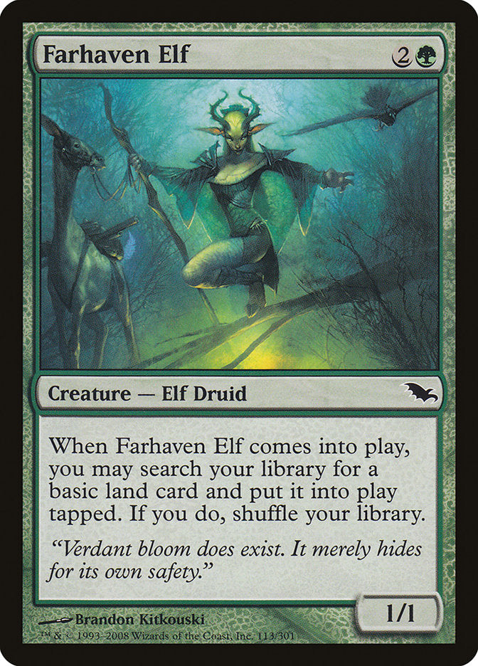 Farhaven Elf [Shadowmoor]