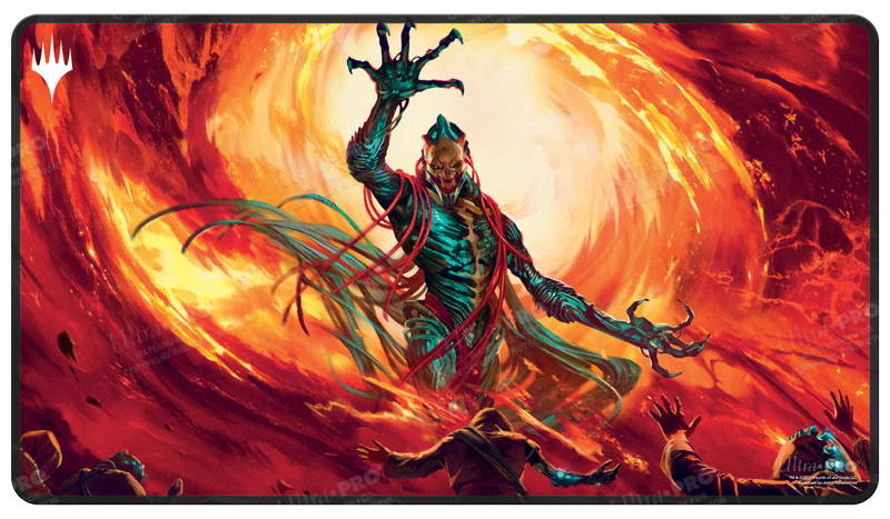 The Brothers' War Gix, Yawgmoth Praetor Stitched Standard Gaming Playmat for Magic: The Gathering