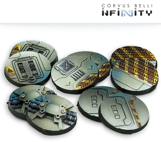 Infinity 25mm Round Scenery Bases - Alpha Series (10) (285071)