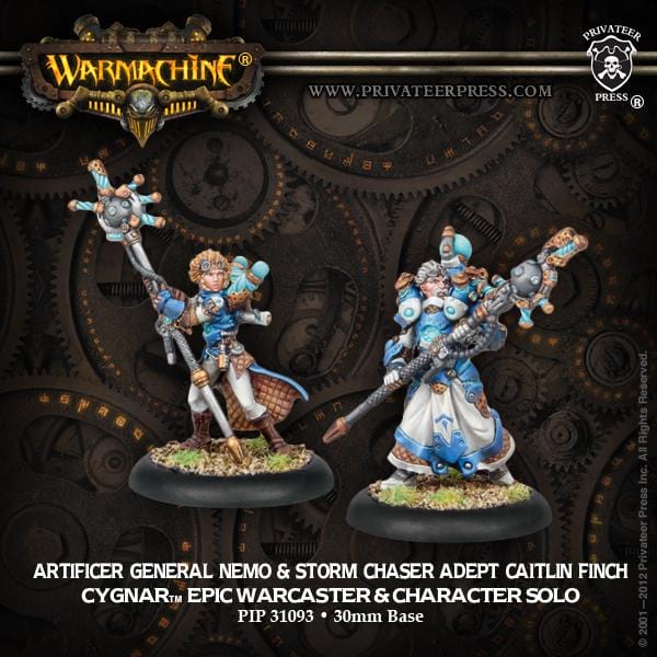 Artificer General Nemo & Storm Chaser Adept Caitlin Finch - pip31093