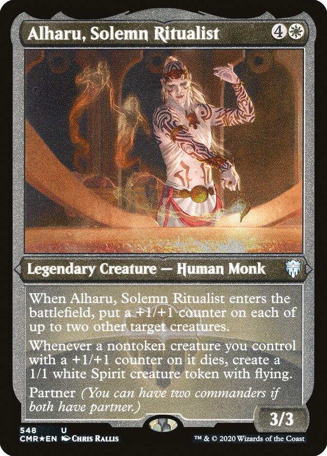 Alharu, Solemn Ritualist [Commander Legends Etched]