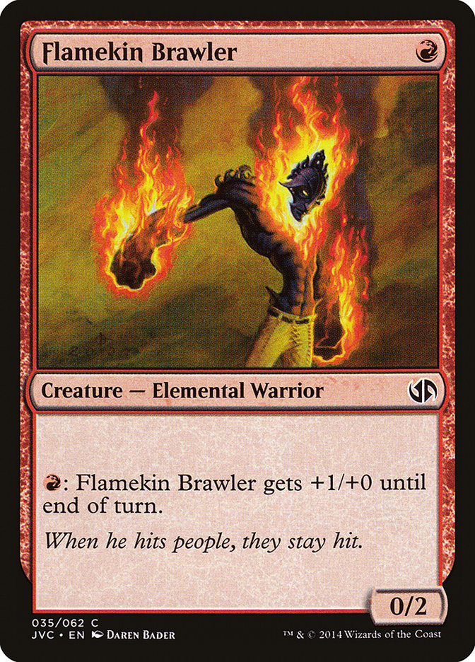 Flamekin Brawler [Duel Decks Anthology]