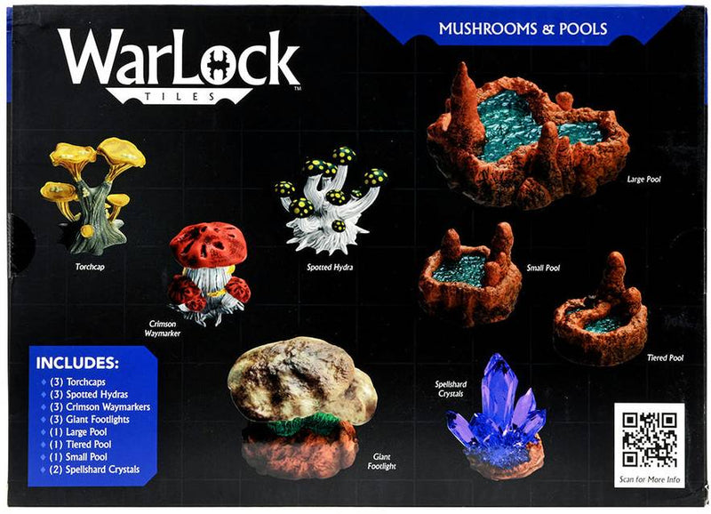4D Warlock Tiles - Mushrooms & Pools ( 16535 )