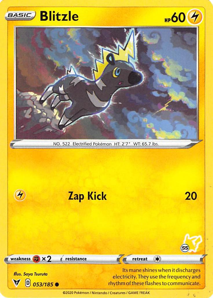 Blitzle (053/185) (Pikachu Stamp