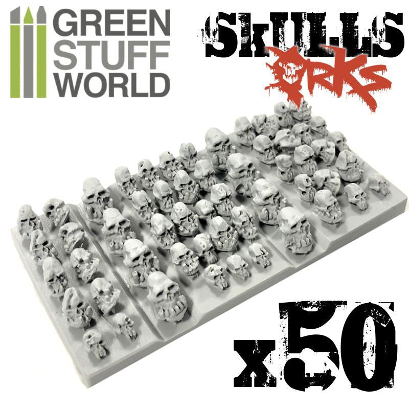 GSW Resin Orks Skulls (1387)