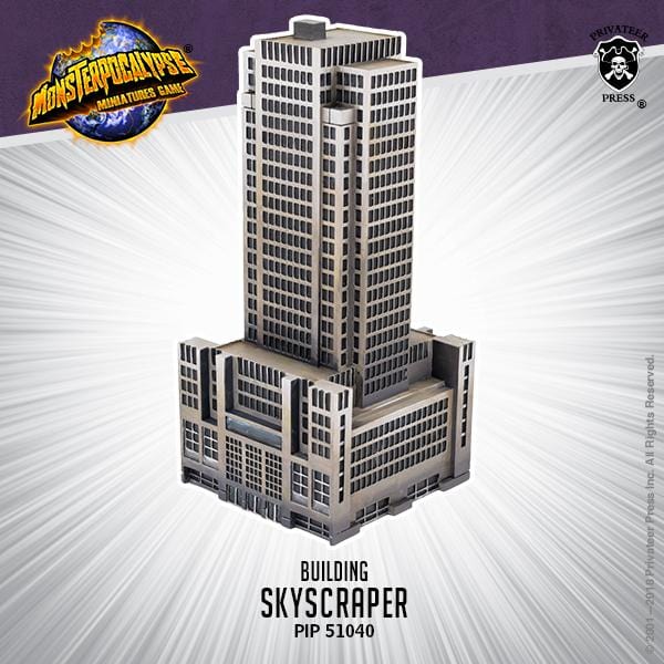 Monsterpocalypse: Building - Skyscraper - pip51040 - Used